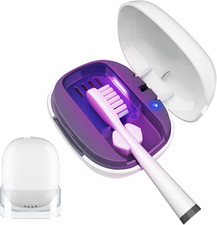 UV Toothbrush Sanitizer  Holder Case - Rechargeable Portable Cleaner