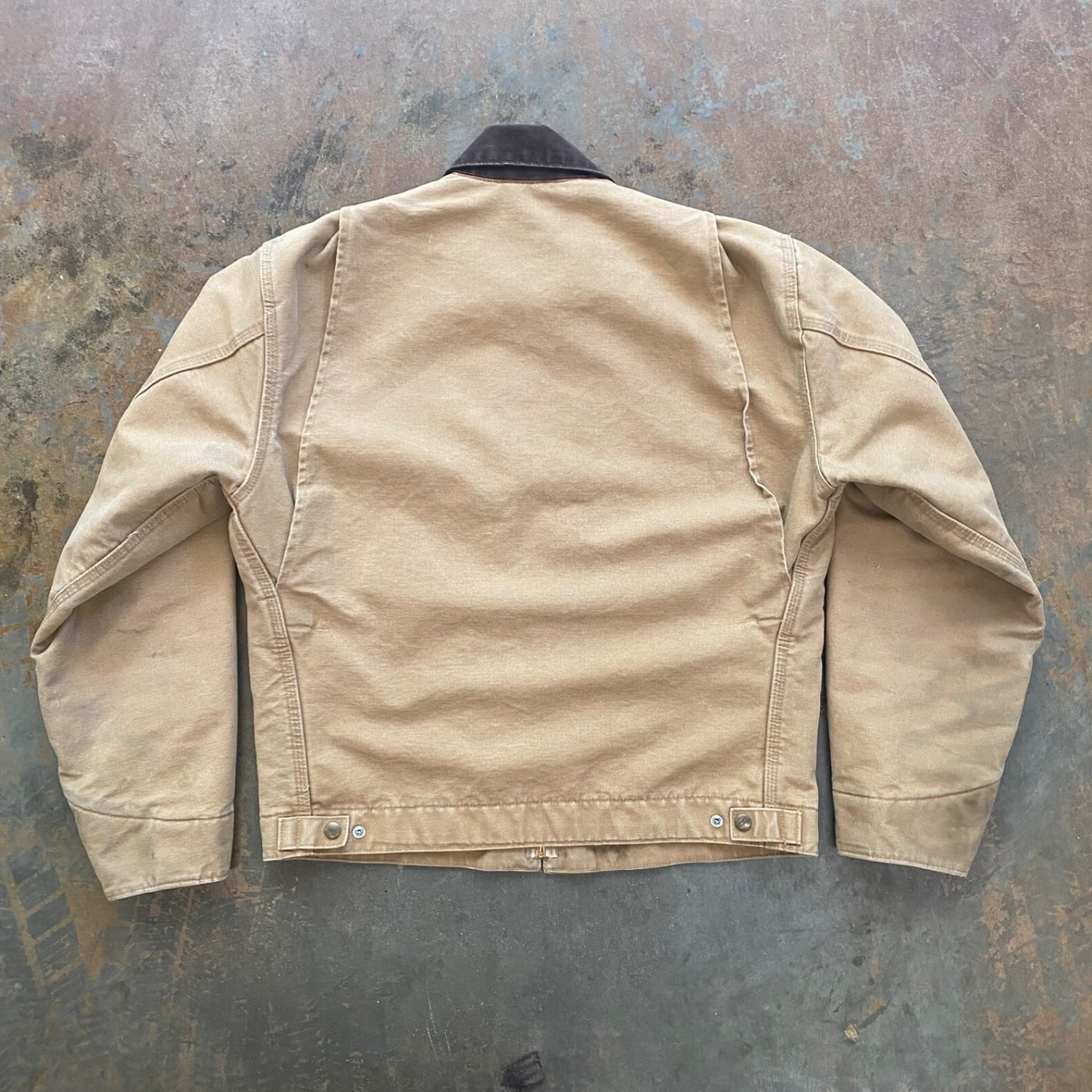 Carhartt J97 SDL ブラウンジャケット VTG Carhartt Jacket Detroit J97 SDL Camel Brown Blanket