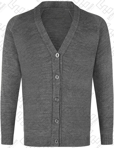 Cárdigan tejido premium manga larga uniforme escolar para niñas talla 2-16+ años Reino Unido - Imagen 4 de 15