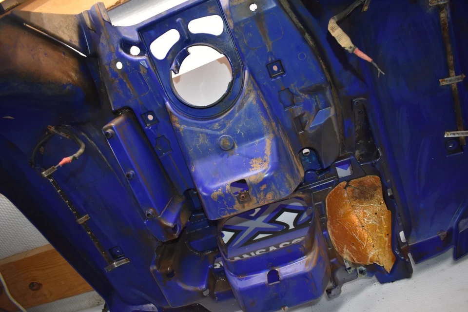 GUARDABARROS TRASERO PLÁSTICO F5-7 08 YAMAHA GRIZZLY 700 YFM 4X4 ATV ENVÍO GRATUITO A EE. UU. Foto 4 de 4