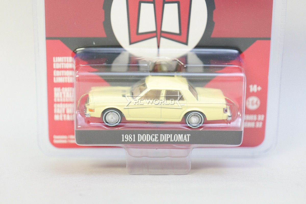 Green Light Hollywood 1/64 Die Cast 1981 DODGE DIPLOMAT Car | eBay