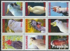 suriname 2120-2128 bloc de neuf (complète edition) neuf avec gomme originale 200