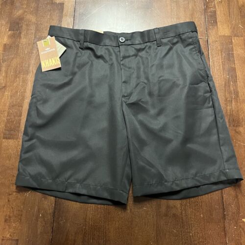 Dockers Men's Black Khaki The Perfect Short Classic D3 Microfiber Golf Chino NWT