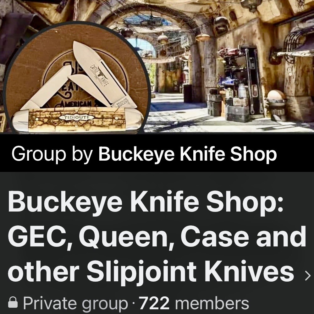 Schatt & USA Torched Stag Gunstock Jack Knife makers of Queen