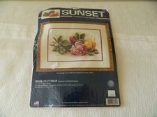 DIMENSIONS Cross Stitch Kit Sunset ROSE CUTTINGS C.REPASY 13720 2004 Made USA