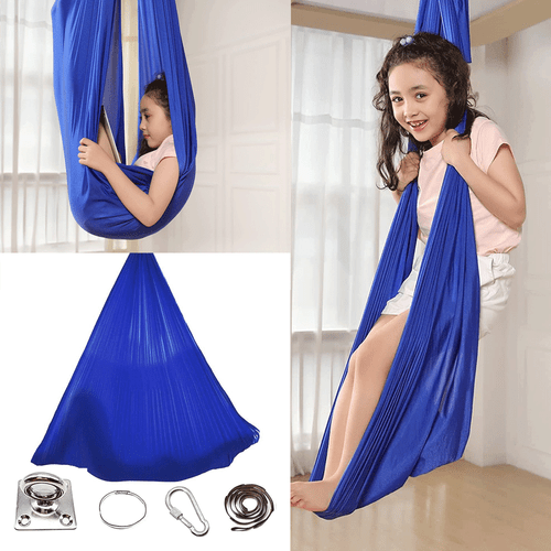 Kids Sensory Swing Therapy Autism Swing Hammock Hanging Chair Indoor Outdoor AU - Picture 2 of 15
