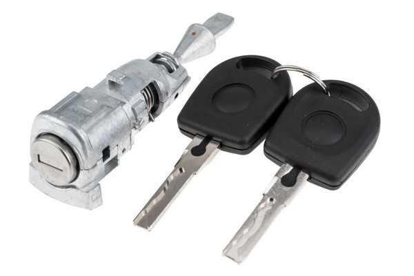 SchließZylinder TüR Schloss FüR VW Golf V 2003- Jetta 2005- Links + 2 SchlüSsel-image
