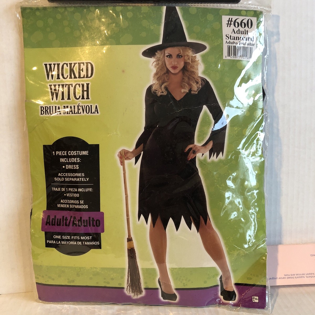Amscan Women's Classic Wicked Witch Adult Costume, Black, Standard Amscan Women's Classic Wicked Witch Adult Costume, Black, Standard