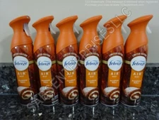 6 Febreze Air Limited Edition PUMPKIN ROLL Scent Air Refresher 8.8 oz. Sprays
