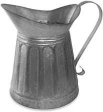 Colonial Tin Works 530042 CTW Metal Milk Pitcher Rustic Farmhouse Decor, Steel