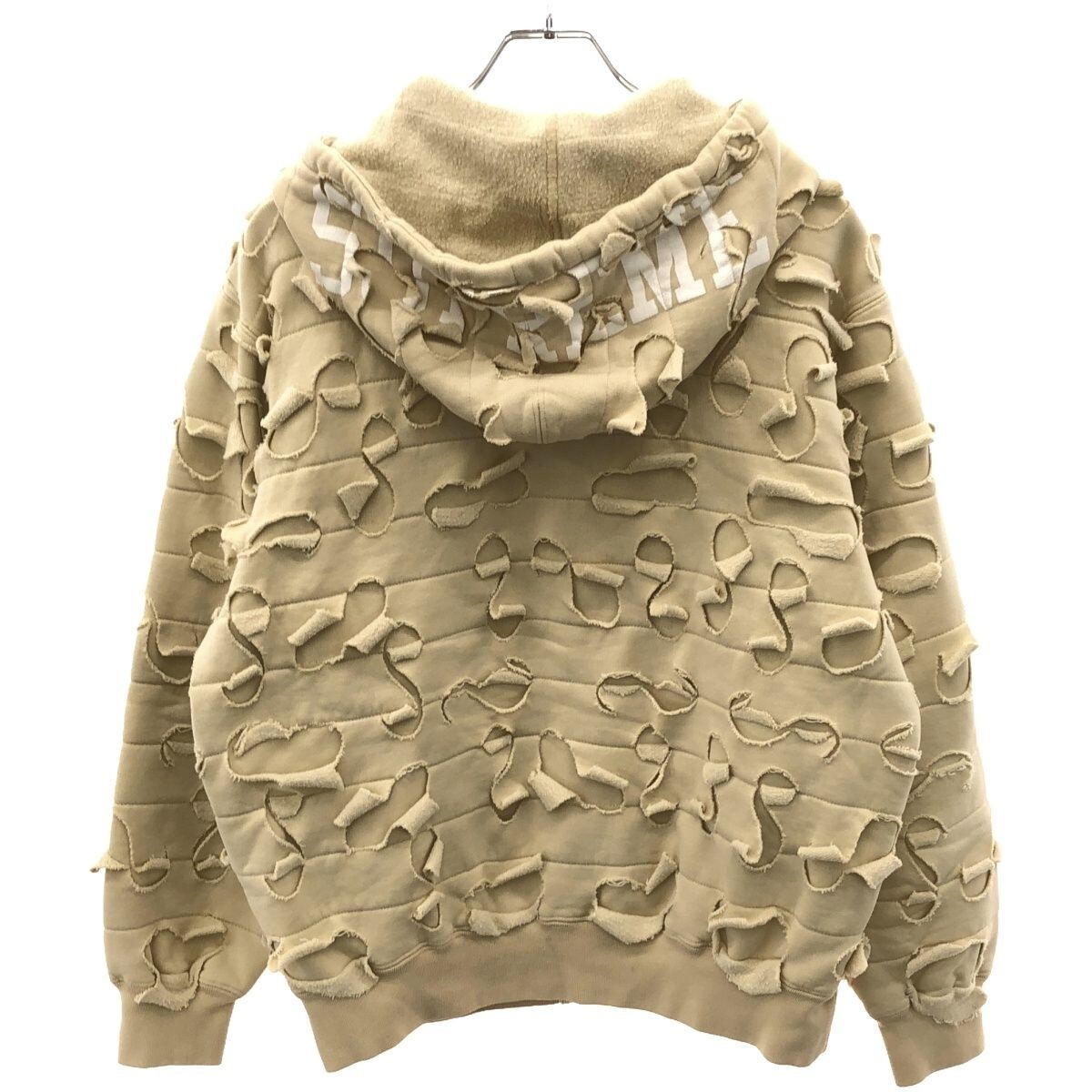 Supreme 22AW Griffin Zip Up Hooded Sweatshirt Hoodie Beige S
