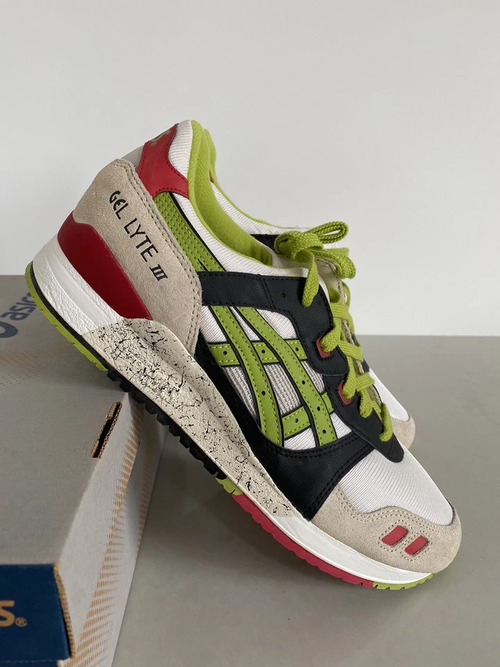 ASICS Gel-Lyte III White/Light Green HN538-0187 - US 10.5 - image 3 of 4