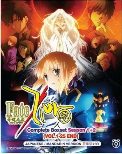 FATE / ZERO COMPLETE BOX SET VOL.1-25 END + SOUNDTRACK CD SHIP FROM USA ...