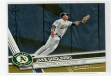 Jake Smolinski 2017 Topps Series 1 Gold /2017 #11 Oakland Athletics