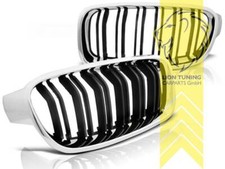Grill Sportgrill Kühlergrill für BMW 3er Limo F30 Touring F31 chrom Doppelspeich