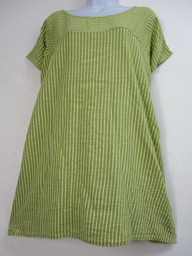 LINEN STRIPY TOP ESTIMATED SIZE 