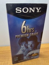 Sony T120VRH Premium Grade VHS Video Tape New Sealed 