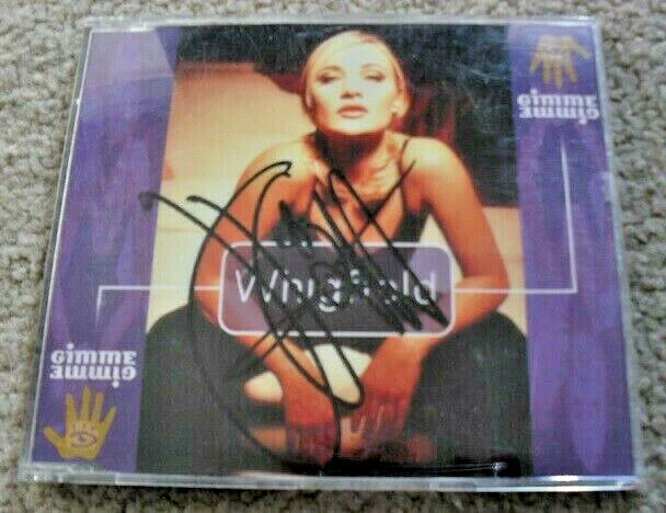 Whigfield Autographed CD 90s Gimme Gimme Sannie Charlotte Carlson Import Pop Foto 3 de 4