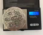 Antique Betel Nut Round Box  Silver  Signed China 54g — photo 7