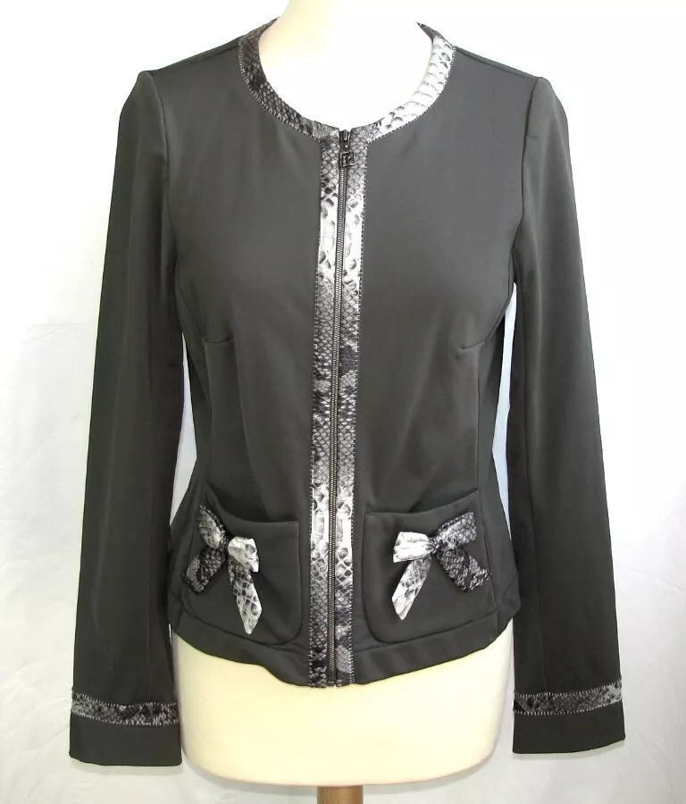 Khaki skirt top and jacket set