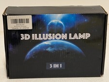 Night Light 3D Dinosaur - 3D Illusion Lamp Three Pattern and 7 Color Change NEW