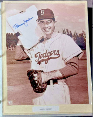 Ransom Jackson Brooklyn Dodgers Autographed Signed Vintage 8x10 Photo ...