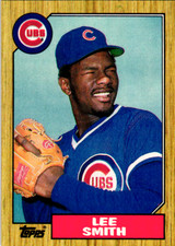 1987 Topps Lee Smith HOF Chicago Cubs #23