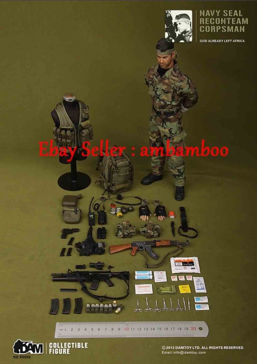 DAMTOYS 1/6 NO.93008 Corpssman-Navy Seal Reconteam Soldier Action