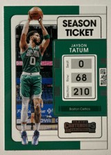Jayson Tatum 2021-22 Panini Contenders Playoff Ticket Boston #44 NM/MINT