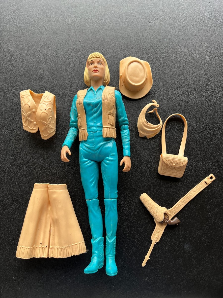 VINTAGE 1960s Marx Johnny West Best of the West JANE WEST Figure +