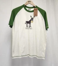 Lazy One Unisex PJ Tee. T-Shirt. "Lazy Ass" Donkey. 100% Cotton.
