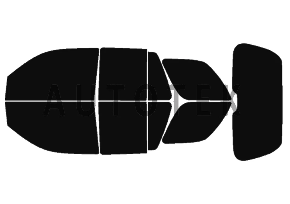 PreCut All Sides Window Film Any Tint Shade For Chevrolet Trailblazer 2002-2009 - Image 2 of 4