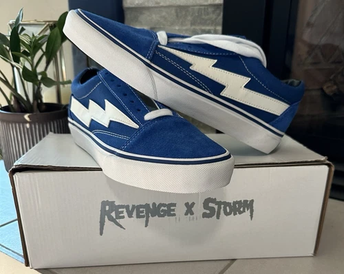 Revenge x Storm Classic Version 1 Blue Authentic Skateboarding Shoes Men Size 7