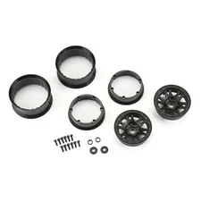 NEW Pro-Line 1/10 Impulse F/R 2.2" 12mm Crawler Wheels (2) Black