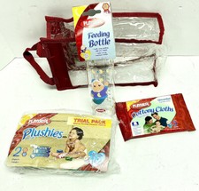 NEW 2006 Playskool Gloworm Trial Pack 2 Diapers 5 Wipes  Baby Bottle Hasbro