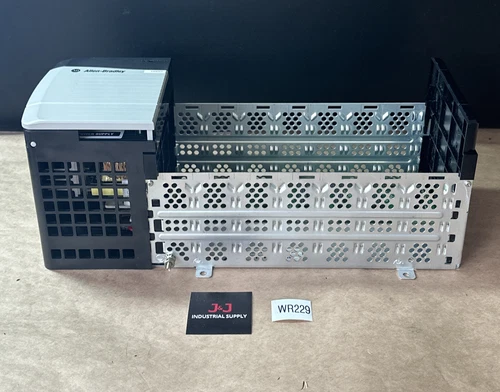 Allen Bradley 1756-A7 7-Slot Chassis W/ AB 1756-PB72 DC Power Supply Module 🇺🇸