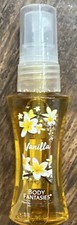 Body Fantasies Vanilla Fragrance Body Spray 1 fl oz Purse Travel Size
