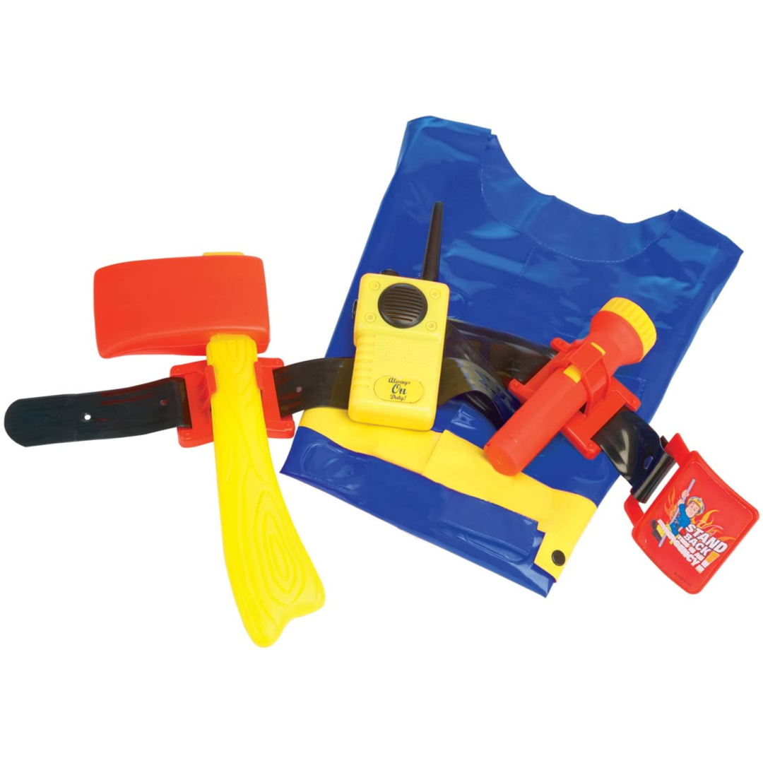 Fireman Sam Firefighter Accessories Torch Belt Walkie Talkie & Axe for Dress Up