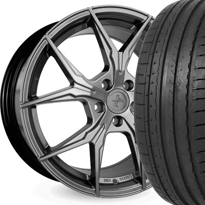 19'' ABE Sommerräder Keskin KT19N PP Alufelgen 235/45 R19 für Audi A8 4E S Sline