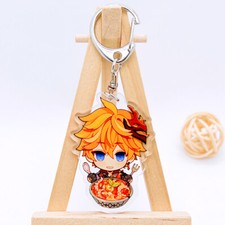 Keyring Key Goods Cosplay Fashion Anime Keychain Genshin Impact Bag Pendant Gift