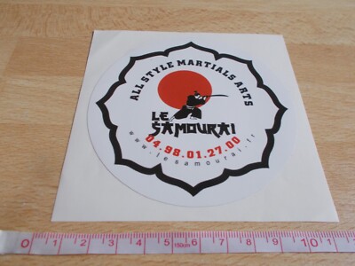 Aufkleber LE SAMOURAI - ALL STYLE MARTIALS ARTS