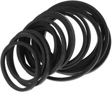 30Pcs 25-135mm Mix Cassette Tape Machine Belt 1.2mm Assorted Square Common...