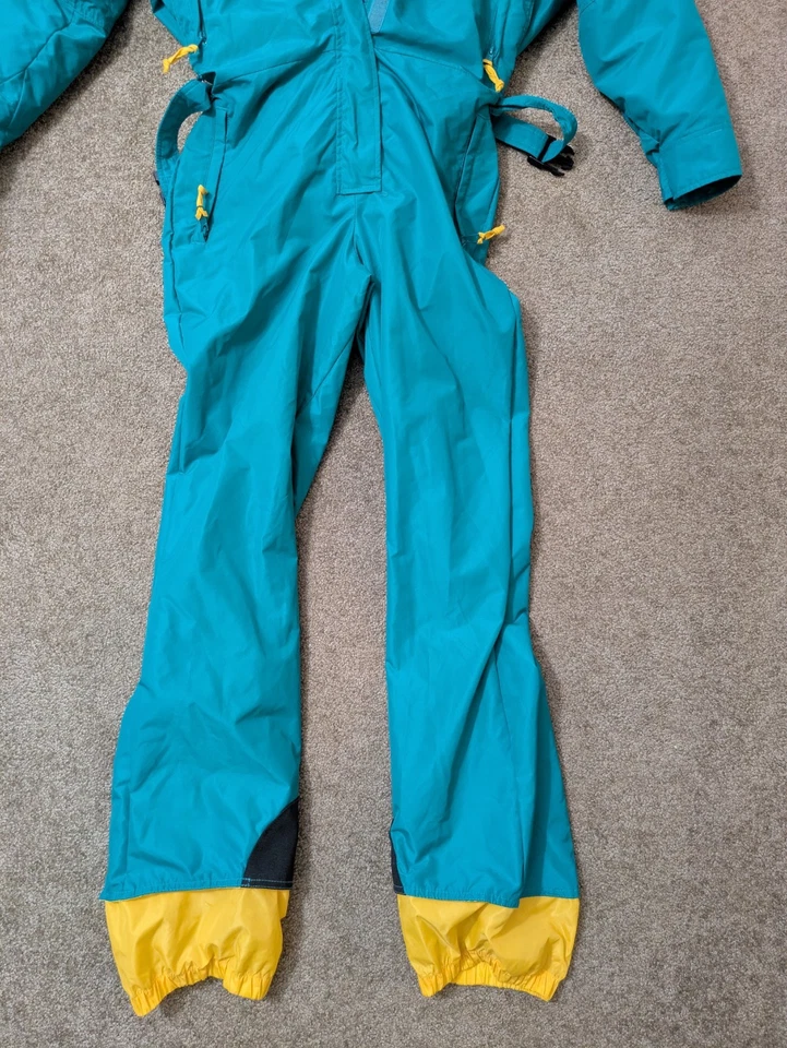 Traje de Nieve Columbia Para Mujer Mediano Verde Nieve Babero Bugaboo Manga Radial EE. UU. Foto 3 de 4