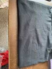 2.20 Metre Of Tubular Polyester Rib Fabric40 Ins Round In Jet Black