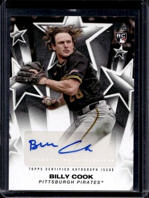 Billy Cook 2025 Topps #BSA-COOK Baseball Stars Rookie Auto