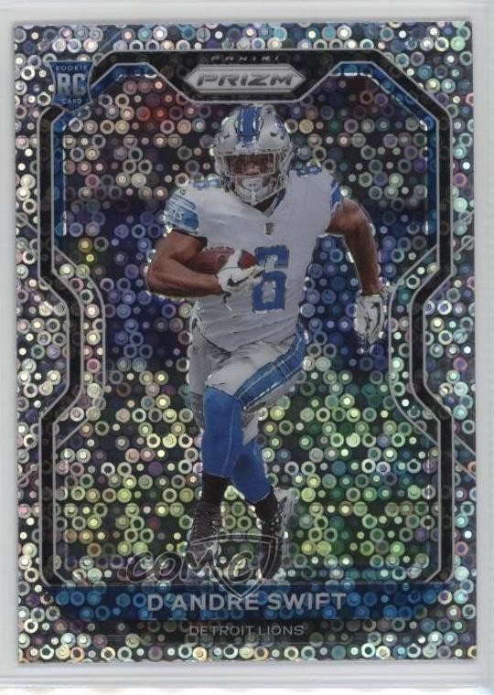 2020 Panini Prizm Rookie No Huddle Prizm D'Andre Swift #358 3hk