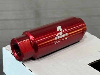 SALE Aeromotive 12316 SS Series In-Line Fuel Filter 100 Micron Stainless Element