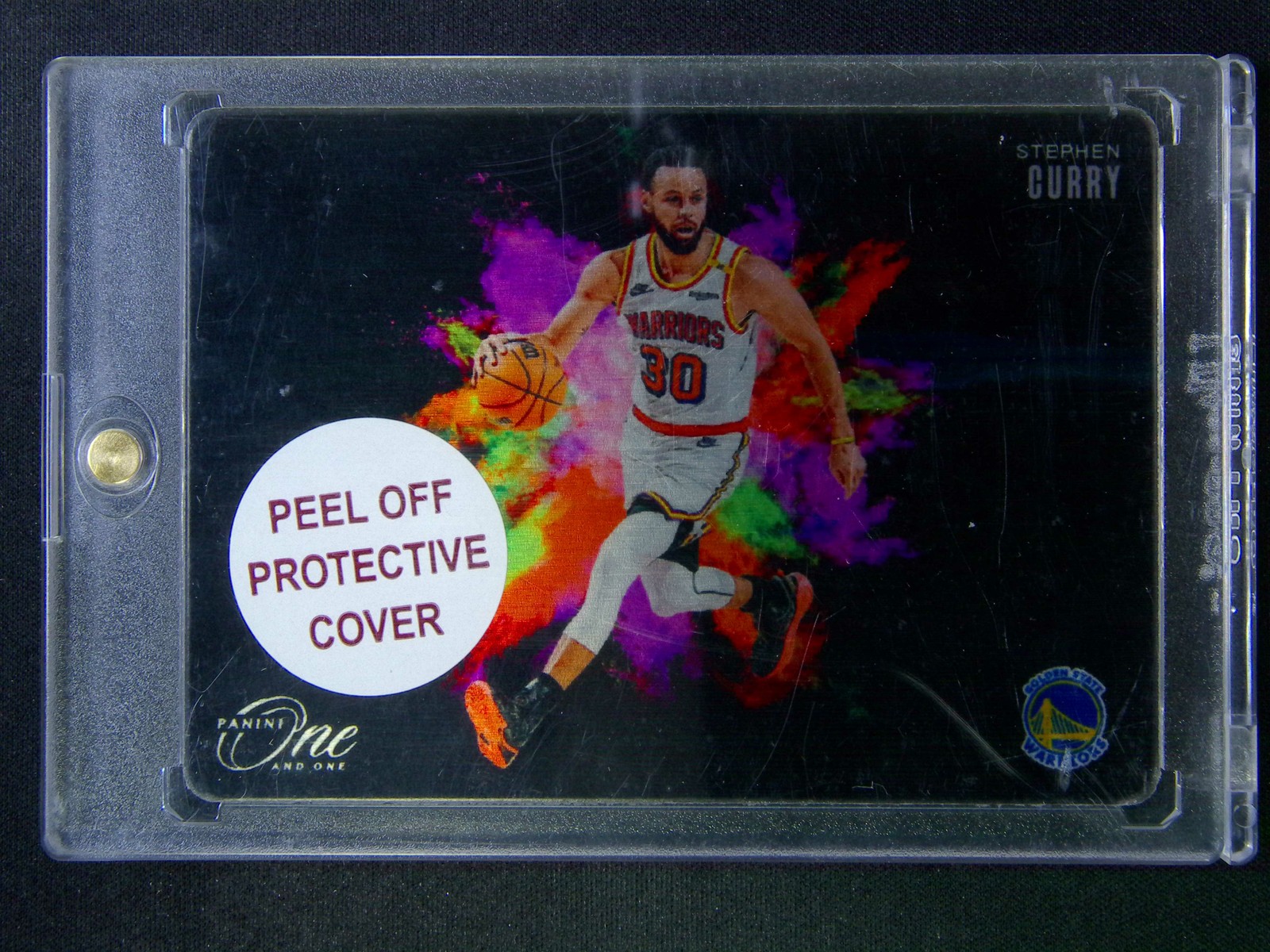 2024-25 Panini One And One Stephen Curry #12 Black Color Blast Case Hit SSP