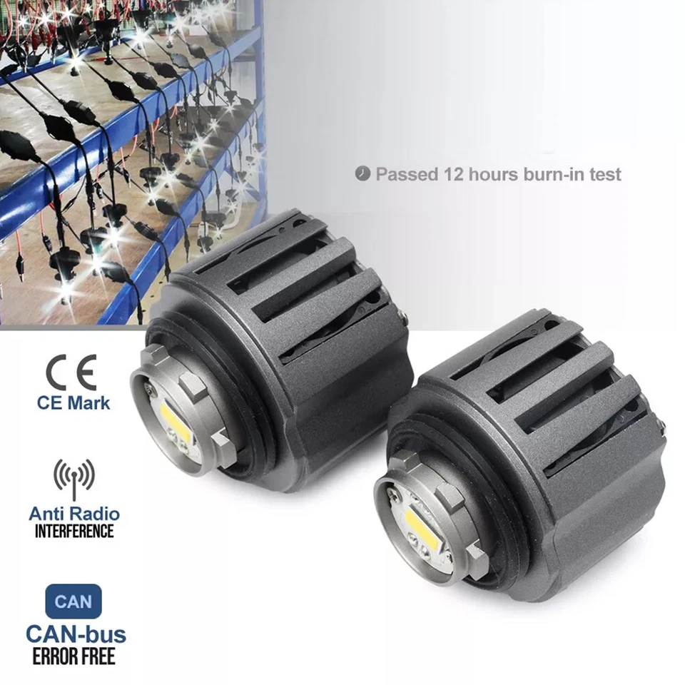 2 PIEZAS Bombillas antiniebla LED delanteras amarillas 6500K/3200K L1B 7535 para Toyota C-HR 2019+Toyota Foto 2 de 4