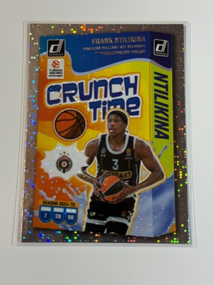 2024-25 Donruss Euroleague Crunch Time Press Proof Silver #17 Frank Ntilikina